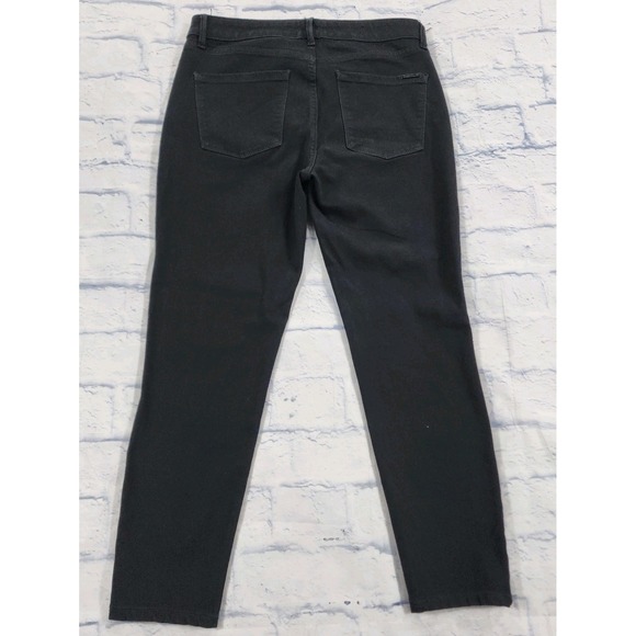 White House Black Market WOMENS SIZE 8 Black High Rise Skinny Ankle Sculpt Jeans - Picture 7 of 14